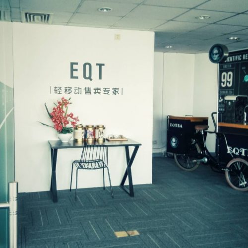 EQT Electric Mobile Cafe Bike For Outdoor Business Plan